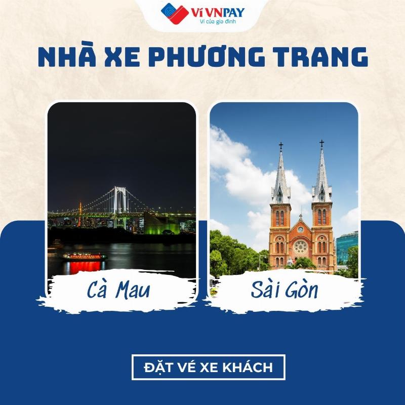 Các bước hướng dẫn đặt vé xe Phương Trang Cà Mau Sài Gòn trực tuyến