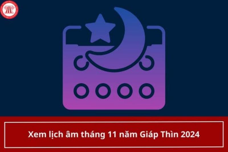 Lịch âm tháng 11 năm 2019