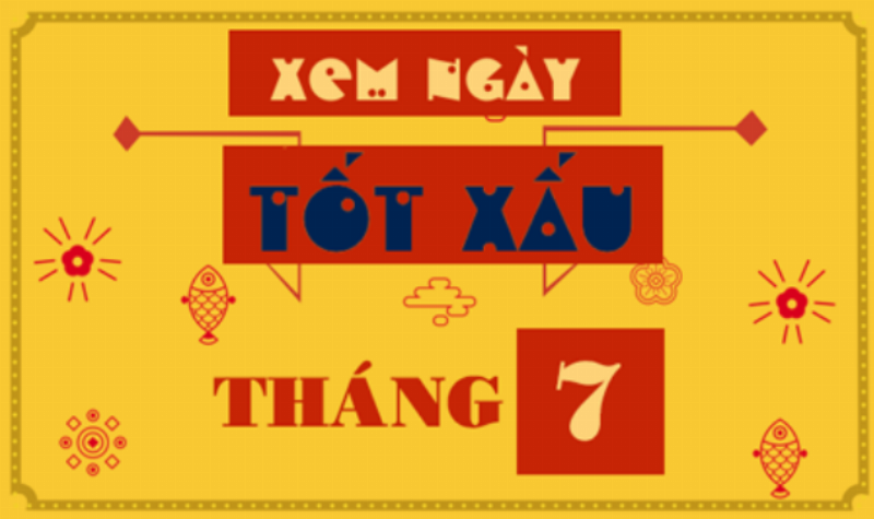 Ngày Kiêng Kỵ Tháng 7 Năm 2021