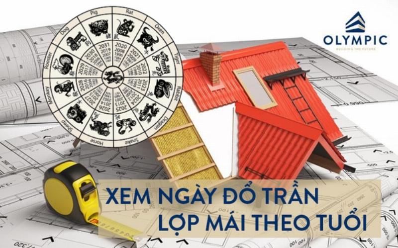 Những điều cần lưu ý khi xem ngày lợp mái