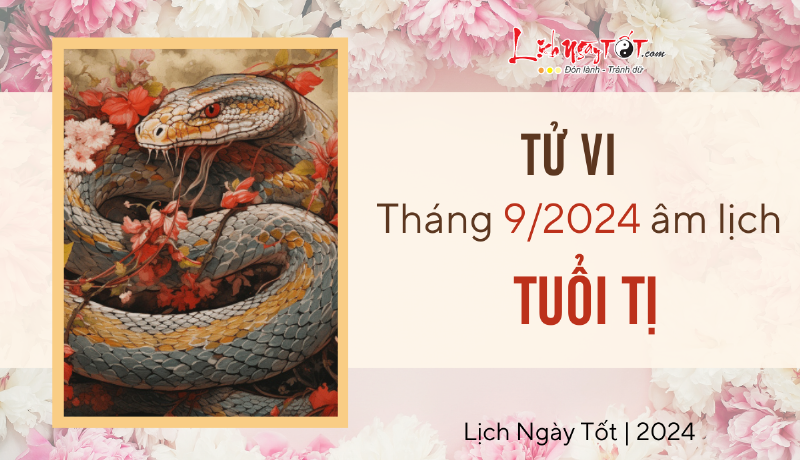 Tử vi tháng 9 âm 2020 tuổi Tỵ