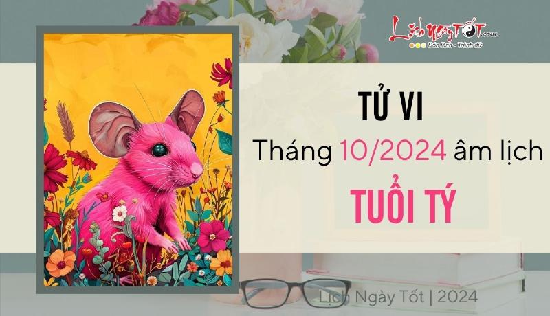 Tử vi tuổi Tý tháng 10 âm lịch