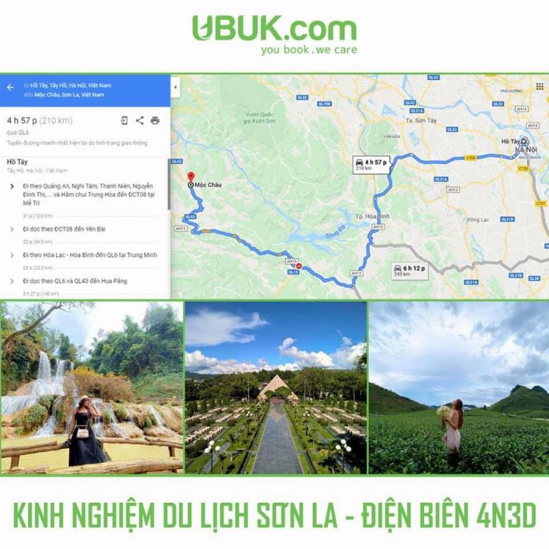 Kinh nghiệm đi xe Sơn La đi Điện Biên