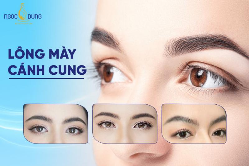 Hình ảnh lông mày vòng cung đẹp