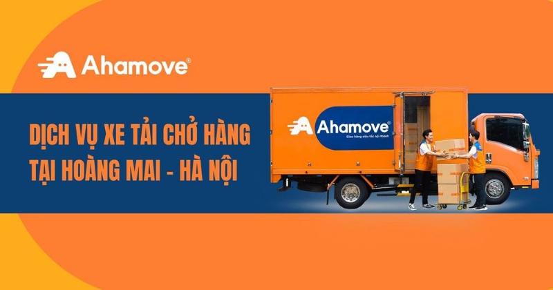 Đội ngũ nhân viên chuyên nghiệp bốc xếp hàng hóa cẩn thận lên xe tải chở hàng hà nội