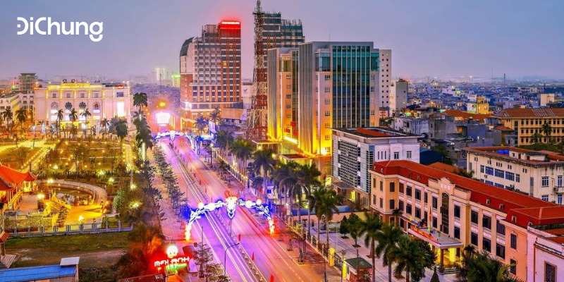 Khoảng cách từ Thái Bình đến Hà Nội