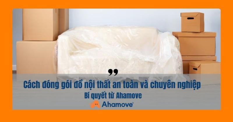 Hàng hóa được đóng gói cẩn thận và đánh dấu rõ ràng trước khi xe tải chở hàng hà nội đến