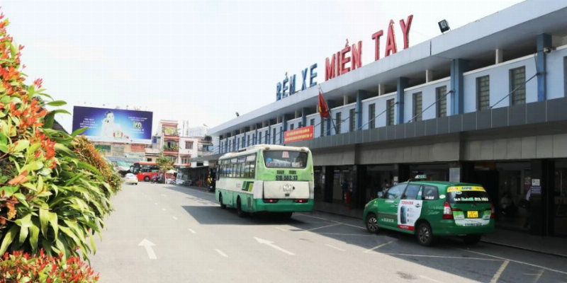 Sơ đồ bến xe miền Tây khu vực quầy vé