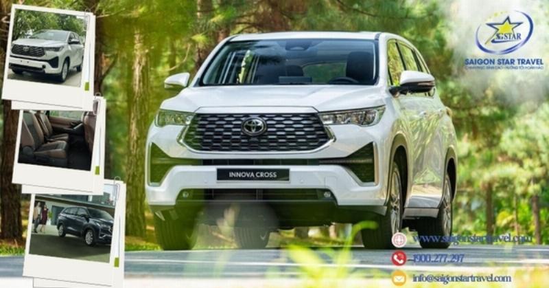 Các dòng xe 7 chỗ tự lái phổ biến tại Nha Trang như Innova, Xpander, Fortuner cho chuyến đi