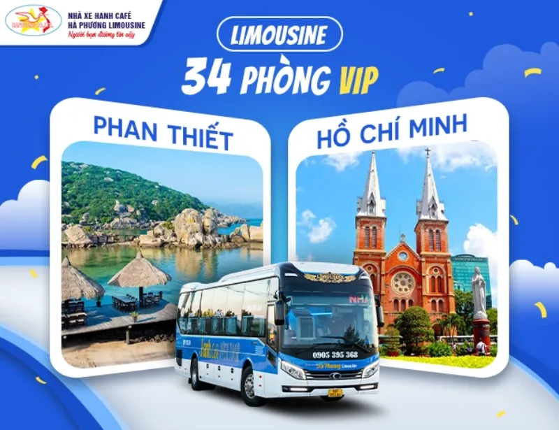 Giao diện đặt vé xe limousine đi Mũi Né trực tuyến trên điện thoại hoặc máy tính