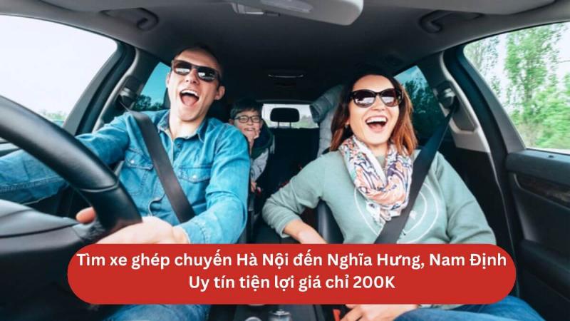 Hành khách thoải mái di chuyển trên xe ghép hà nội nam định, tận hưởng sự riêng tư và tiện lợi.