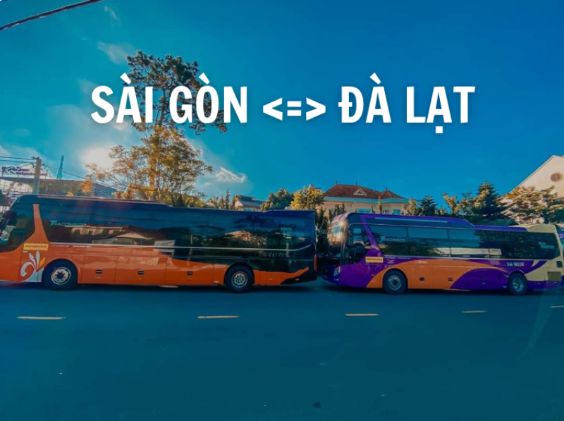 So sánh các phương tiện di chuyển chính từ Sài Gòn đến Đà Lạt về thời gian, chi phí và sự thoải mái.