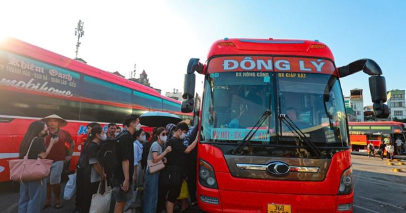 Xe khách chất lượng cao tại bến xe Hà Nội sẵn sàng đi Hải Phòng