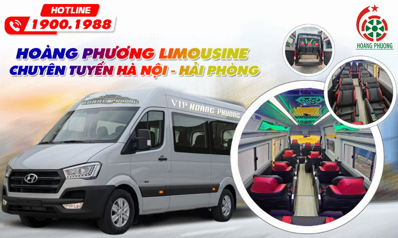 Xe Limousine tiện nghi phục vụ hành khách đi lại trên tuyến hà nội đi nam định, mang lại trải nghiệm thoải mái.